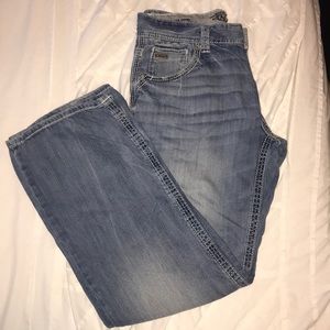 Men’s Buckle Black Jeans